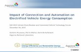 Impact of Connection and Automation on Electrified … - Presentations/SAE_VECV2015.pdf · Impact of Connection and Automation on Electrified Vehicle Energy Consumption ... Traffic