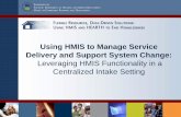 Using HMIS to Manage Service Delivery and Support System ...€¦ · best aligned with different ... HMIS that tracks system performance. ... –