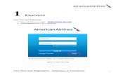 1 Employee - American Airlines - Login · 1 Employee First Time User Registration 1. Open the SAM log in page. ... This confirmation validates the person completing this registration