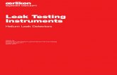 Leak Testing Instruments - Ideal Vac · Leak Testing Instruments Helium Leak Detectors 180.01.02 Excerpt from the Oerlikon Leybold Vacuum Full Line Catalog Product Section C17 Edition