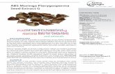 ABS Moringa Pterygosperma Seed Extract Gactiveconceptsllc.com/wp...ABS-Moringa-Pterygosperma-Seed-Extrac… · Code Number: 10550 INCI Name: Glycerin & Moringa Pterygosperma Seed