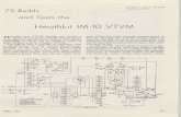 Heathkit IM-l0VTVM - Nostalgic Kits Central VTVM-4... · in potential or unbalance and the needle win indicate the amount of voltage in the circuit being measured. A zero adjust control