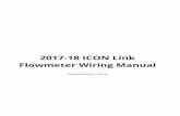 2017-18 ICON Link Flowmeter Wiring Manual - WagNet ICON Flow.pdf · Wire Connections for the Netafim/Dwyer Mechanical Flow Meter (two wire magnetic reed-switch style) 1. Install the