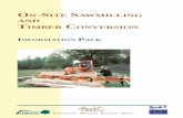 N-SITE SAWMILLING - chilternsaonb.org · On-Site Sawmilling and Timber Conversion Contents: 1. Introduction: i The aim of this sawmilling pack ii What is On-Site Conversion? iii Why