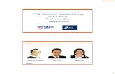 CFA Students' Interest Group (CFA SIG) Welcome Tea · Relevant BBA ModulesRelevant BBA Modules (CFA Level 1) (CFA Level 1) 9Introduction to Statistics (ST1131) ... to pass the level