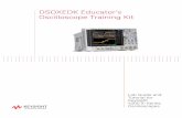 DSOXEDK Educator’s Oscilloscope Training Kit · as pre-study (homework). Chapter ... DSOXEDK Educator’s Oscilloscope Training Kit Lab Guide and Tutorial ... DSOXEDK Educator’s
