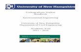 Undergraduate Student Handbook Environmental Engineering ...· Undergraduate Student . Handbook .