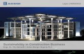 Sustainability in Construction Business - AHK Nigerianigeria.ahk.de/.../ahk...Presentation_AHK_080313.pdf · Sustainability in Construction Business Engr. Dr. Tilo Nemuth | Julius