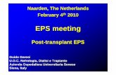 EPS meeting - EPS Registry · EPS meetingEPS meeting Guido Garosi ... Sclerosing encapsulating peritonitis in patients undergoing continuous ... Proposal: to continue ...