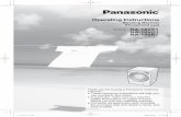Operating Instructions - Panasonic MiddleEastpanasonic.ae/EN/Manuals/NA-16VX1.pdf · Operating Instructions Washing Machine (Household use) Model No. NA-16VX1 NA-16VG1 NA-14VA1 Thank