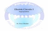 Electric Circuits I - philadelphia.edu.jo · Electric Circuits I Superposition 1 Dr. Firas Obeidat. Dr. Firas Obeidat –Philadelphia University Linearity is the property of an element