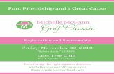 Michellele McGacGann · Michellele McGacGann Benefitting the fight against diabetes Greetings: I am pleased to announce the Michelle McGann Golf Classic will be held the afternoon