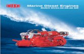 Marine Diesel Engines - LSM Diesel Denmark · Marine Diesel Engines BUKH DV24-32-36-48 ME Max continuous rating (ISO3046) at 60 rps (3600 rpm) 50 rps (3000 rpm) 40 rps (2400 rpm)