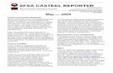 SFSA CASTEEL REPORTER - Steel Founders … · Steel Founders' Society of America serving SFSA steel casting industry Members 780 McArdle Drive Unit G, Crystal Lake IL 60014 815-455-8240
