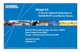 BEopt CA - California · tests into BEopt by providing a QA/QC tool Tool serves as a supplemental tool to the cost test reporting in the BEopt output Advantages of having a supplemental