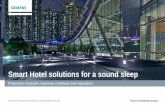 Smart Hotel solutions for a sound sleep - ifsecglobal.com · FIREX London 2015 Siemens Building Technologies / Fire Safety Fires in hotels ... MGM Grand Hotel and Casino, Las Vegas