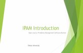 IPAM Introduction - ENOG · Why should we use IPAM As more devices and people connect to the internet, service providers face an increasing number of IPAM challenges, including: