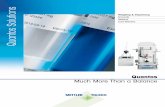 Quantos Solutions - METTLER TOLEDO · Quantos Solutions Quantos Much More Than a Balance Weighing & Dispensing Accurate Reliable ... Powder Dispensing Bye Bye, BottleneckHello, ...