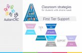 Classroom strategies - Autism CRC · * Formalised behaviour plan support plan ... self-regulation of emotions & behaviour, managing stress & alternatives to aggression are a focus.