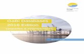 GaBi Databases 2016 Edition · January 2016 GaBi Databases Upgrades & improvements 2016 Edition . 1 Contents ... employees resulted in the new GaBi Databases 2016 Edition with more