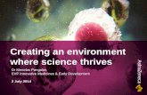 Creating an environment where science thrives - .Creating an environment where science thrives ...