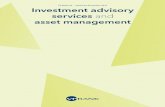 Investment advisory services and asset management … · VP Bank Ltd · Valid from November 2017 Investment advisory services and asset management