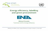 Energy efficiency, labelling and green procurement … · Energy efficiency, labelling and green procurement ... Geneva 11 June 2010. 9 Research Centres and 5 Research Laboratories
