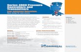 Series 4900 Pressure - Norriseal-WellMarknorrisealwellmark.com/wp-content/uploads/2016/09/NOR_4900_TB.pdf · 2 Specifications 2 Materials 3 Design ... Series 4900 Pressure Controllers