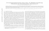 A Comprehensive Survey of Watermarking Relational ... · 1 A Comprehensive Survey of Watermarking Relational Databases Research M. Kamran and Muddassar Farooq Abstract—Watermarking