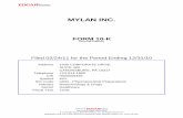 FORM 10-K - NASDAQ OMX Corporate Solutionsfiles.shareholder.com/downloads/ABEA-2LQZGT/... · FORM 10-K Commission file number 1-9114 MYLAN INC. ... privately held, global injectable
