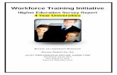 Workforce Training Initiative - arkleg.state.ar.us Training 4... · Workforce Training Initiative . Higher Education Survey Report . 4 Year Universities. Bureau of Legislative Research