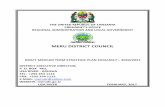 MERU DISTRICT COUNCIL - merudc.go.tz · TANROADS Tanzania Road Agency ... It also charts the ouncil’s broad direction forward. It is my hope that ... Meru District Council enhance