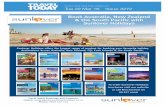 Book Australia, New Zealand & the South Pacific with ... · Book Australia, New Zealand & the South Pacific with Sunlover Holidays Travel Agent Bookings and Enquiries ... down in