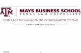 CMIS Fall 2015 Case Competition - mays.tamu.edu€¦ · Case generously donated by Deloitte for use in CMIS Case Competition. Disclaimer - 3 --4-Contents Outline of Business Problem