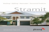 Roofing Walling Rainwater Structural Products Stramit · Stramit Speed Deck Ultra® Stramit Speed Deck Ultra® decking is a revolutionary concealed fixed roof decking system with