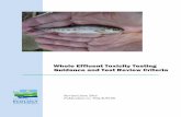 Whole Effluent Toxicity Testing Guidance and test … · Whole Effluent Toxicity Testing Guidance and Test Review Criteria . Revised June 2016 . Publication no. WQ-R-95-80