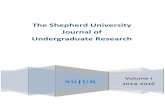 The Shepherd University Journal of Undergraduate … · E 10 µL 10 µL D 0.3125 mg/mL Table 3: Dilution scheme for preparation of ... gonadodigestive sample. For the brain samples,