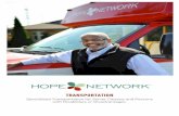 TRANSPORTATION - Hope Network · 2 ope Network Transportation Printed February 2009. Revised June 2016 ... or national origin, be excluded from participation in, be denied the benefits