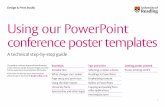 Using our PowerPoint conference poster templates · please do get in touch with dps@reading.ac.uk. 1. ... Using our PowerPoint conference poster templates | Essentials Introduction