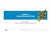 Lesson 4: Crystal structure files - Profexprofex.doebelin.org/.../2015/02/Lesson-4-Crystal-structure-files.pdf · Lesson 4 Crystal Structure Files Nicola Döbelin RMS Foundation,