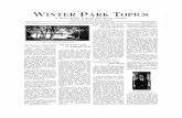 WINTER PARK TOPICS - WPPL.ORGarchive.wppl.org/wphistory/newspapers/1936/01-11-1936.pdf · WINTER PARK TOPICS A Weekly Review of Social and Cultural Activities ... SOCIAL Sinclair