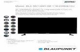 Model: BLA-32/148O-GB-11B-EGBQU-EUcdn-reichelt.de/documents/datenblatt/F100/BLA32-148O.pdf · Model: BLA-32/148O-GB-11B-EGBQU-EU 32’’ 100AMR D-LED HD TV 720p with DVB-T/T2/C/S2,