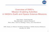 Overview of SMD’s Mission Enabling Activities in … · Marc Allen, AAA for Strategy ... To pioneer the future in space exploration, scientific discovery, and aeronautics research