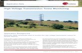 High Voltage Transmission Tower Monitoring - … · unidata AN - ind - remote transmission tower monitoring system apr 13 Page 1 High Voltage Transmission Tower Monitoring ... accelerometer