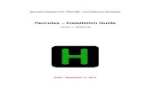 Hercules – Installation Guide - Glanzmann · Hercules Emulator V4.00 - Installation Guide Page 2 Hercules System/370, ESA/390, z/Architecture Emulator . Hercules – Installation