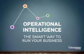 OPERATIONAL INTELLIGENCE - endeavour.co.nz · Operational Intelligence (or OI) isn’t a buzzword. While people tend to make it fit with ... Greentree IQ (powered by QlikView) that