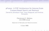 pFusion: A P2P Architecture for Internet-Scale Content ...cgi.di.uoa.gr/~charnik/files/pFusion.pdf · Bireli Lagrene (peer2,10) 100065652 Eva Cassidy NULL 100022453 2. Relevance Rank
