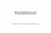 MATEMÁTICAS FINANCIERAS - Liceo 7 · Matemáticas Financieras Prof. Aldo Castagna Universidad Católica del Uruguay Pág. 4 1. INTERÉS SIMPLE 1.1 Conceptos Previos Tanto cuando
