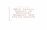 2014 Status Report on Maternal Newborn and Child Health€¦  · Web view2014 Status Report on Maternal Newborn and Child Health. Draft. Contents. ... Haemophilus. Influenzae.