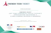 DEMO DAY OF THE FRENCH TECH TICKET PROGRAM SEASON 1 · OF THE FRENCH TECH TICKET PROGRAM SEASON 1 & WELCOMING SEASON 2 WINNERS January 16th, 2017 ... Product recommendation engine